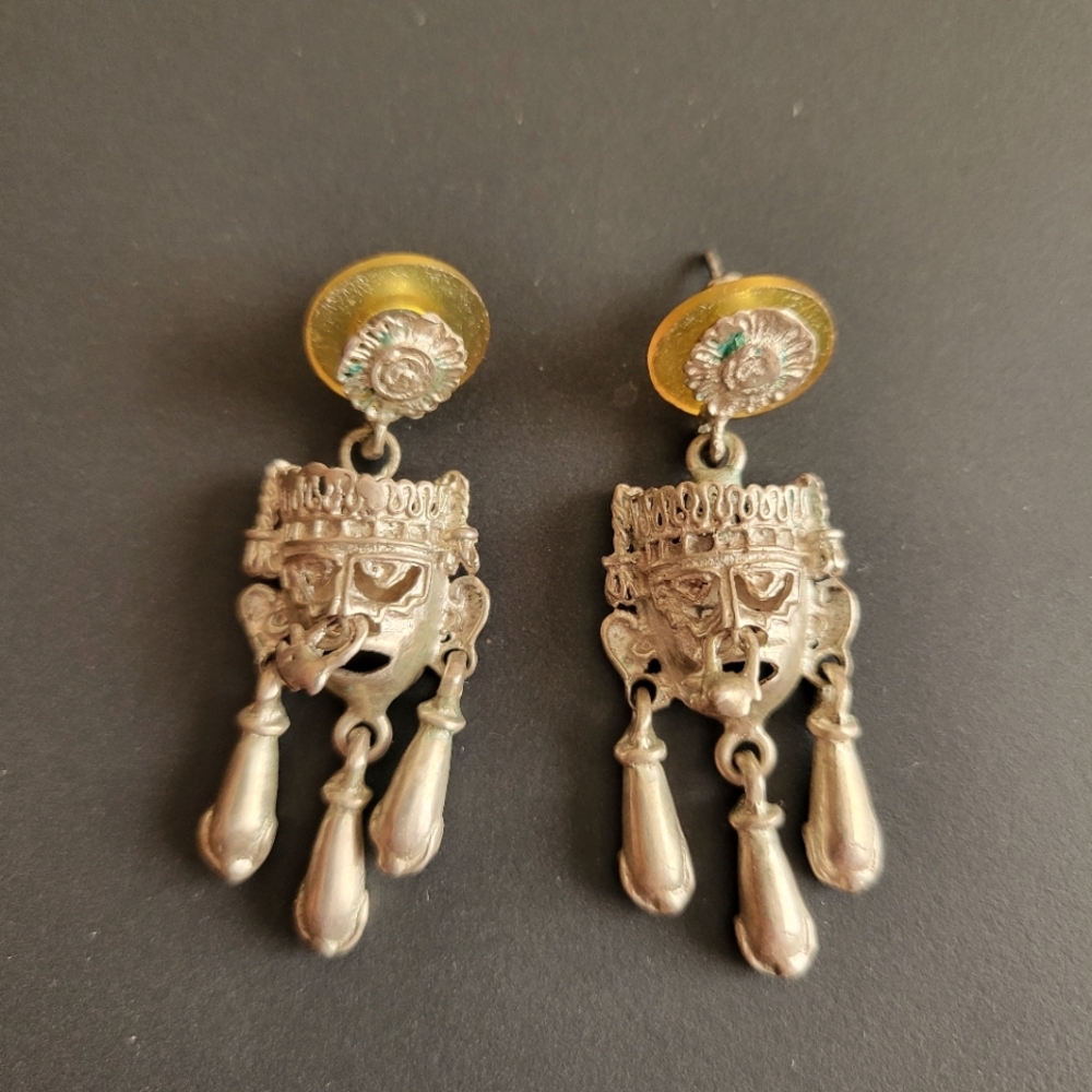 Sterling Silver Southwest Earrings